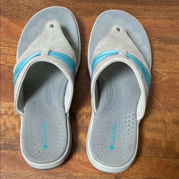 Columbia Women's Gray and Blue Sandals - Picture 2 of 10